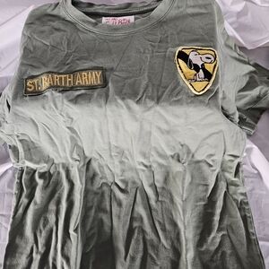 MC2 Saint Barth Army OliveGreen Short Sleeve Tee